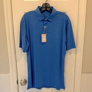 Peter Millar Crown Sport Featherweight Golf Shirt - brand new with tags!